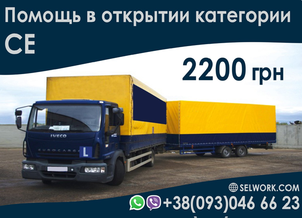 Цена на открытие категории CE Цена на открытие категории CE